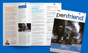 Spring 2025 issue of Penfriend newsletter